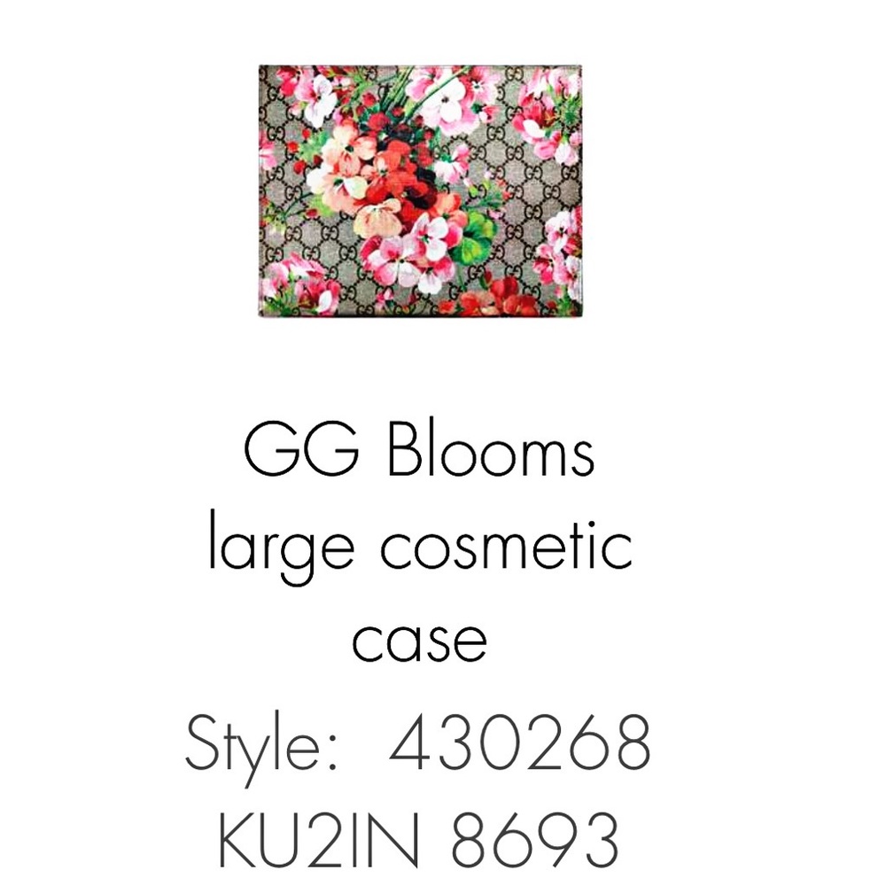 GG Blooms Large Cosmetics Bag!